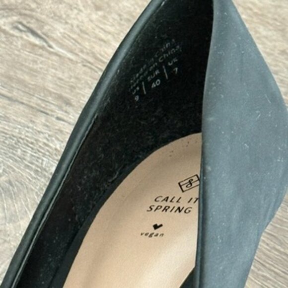 Point toe blacks stiletto high heel - Picture 7 of 7